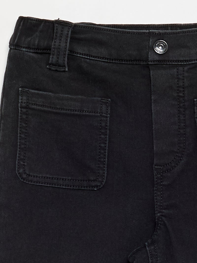 Jean wide leg - collection facile à enfiler Gris - Kiabi