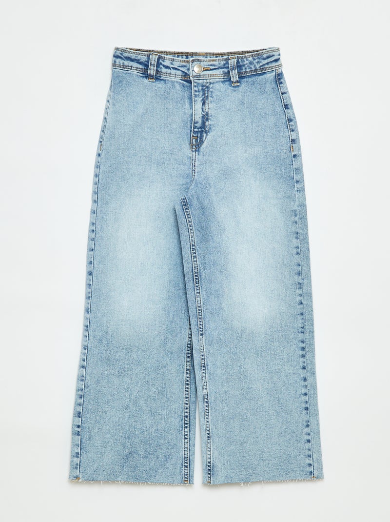 Jean wide leg - Coupe + confortable Bleu - Kiabi