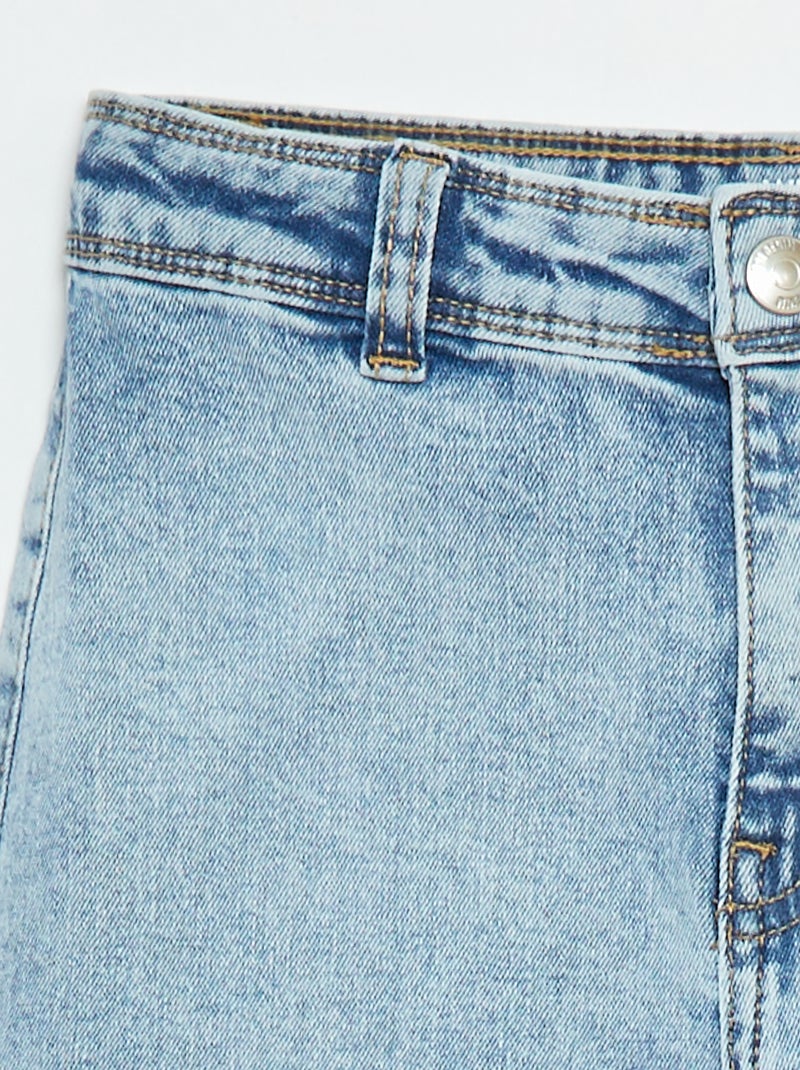 Jean wide leg - Coupe + confortable Bleu - Kiabi