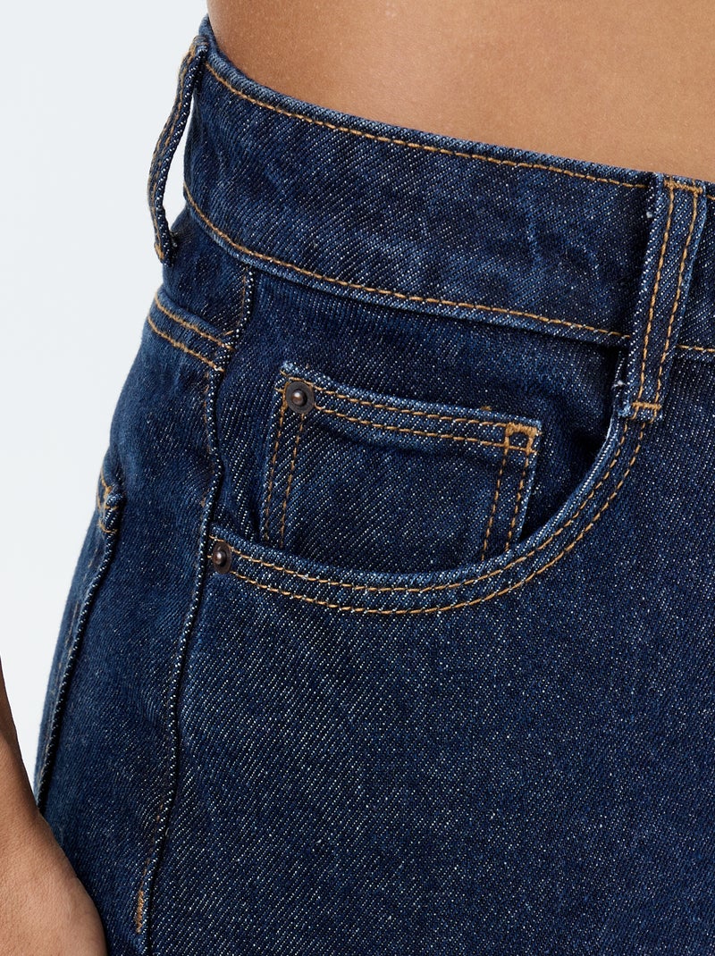 Jean wide leg - L30 Bleu - Kiabi