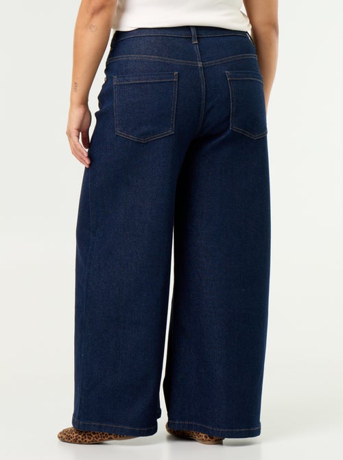 Jean wide leg avec détails dorés - Kiabi Jean wide leg avec détails dorés - Kiabi