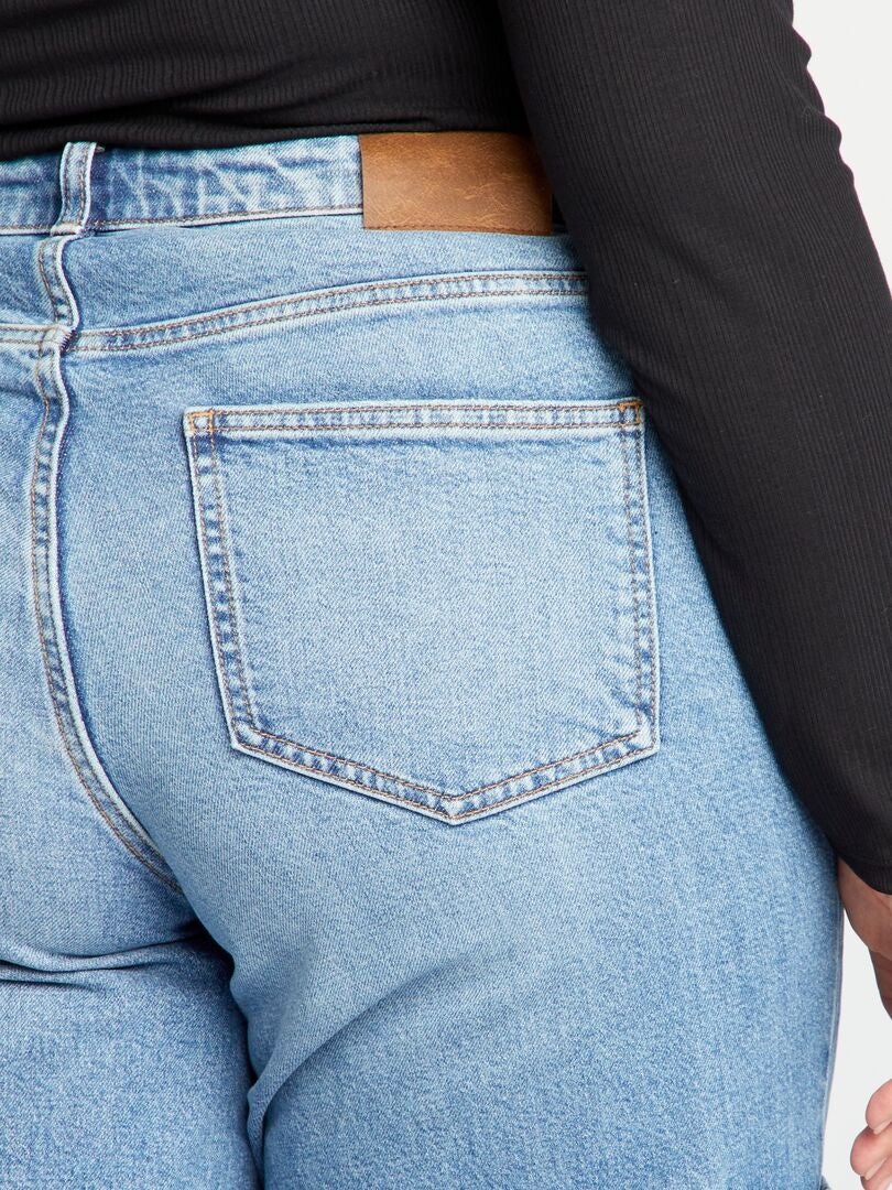 Jean wide leg Bleu - Kiabi