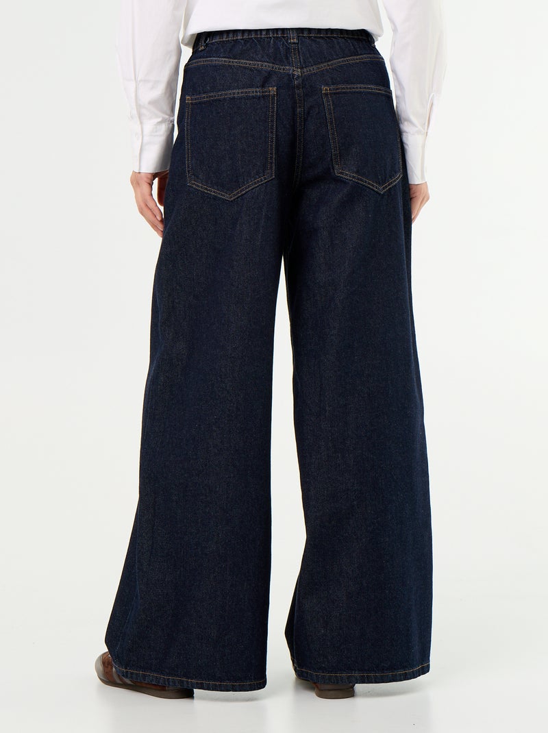 Jean wide leg Bleu - Kiabi