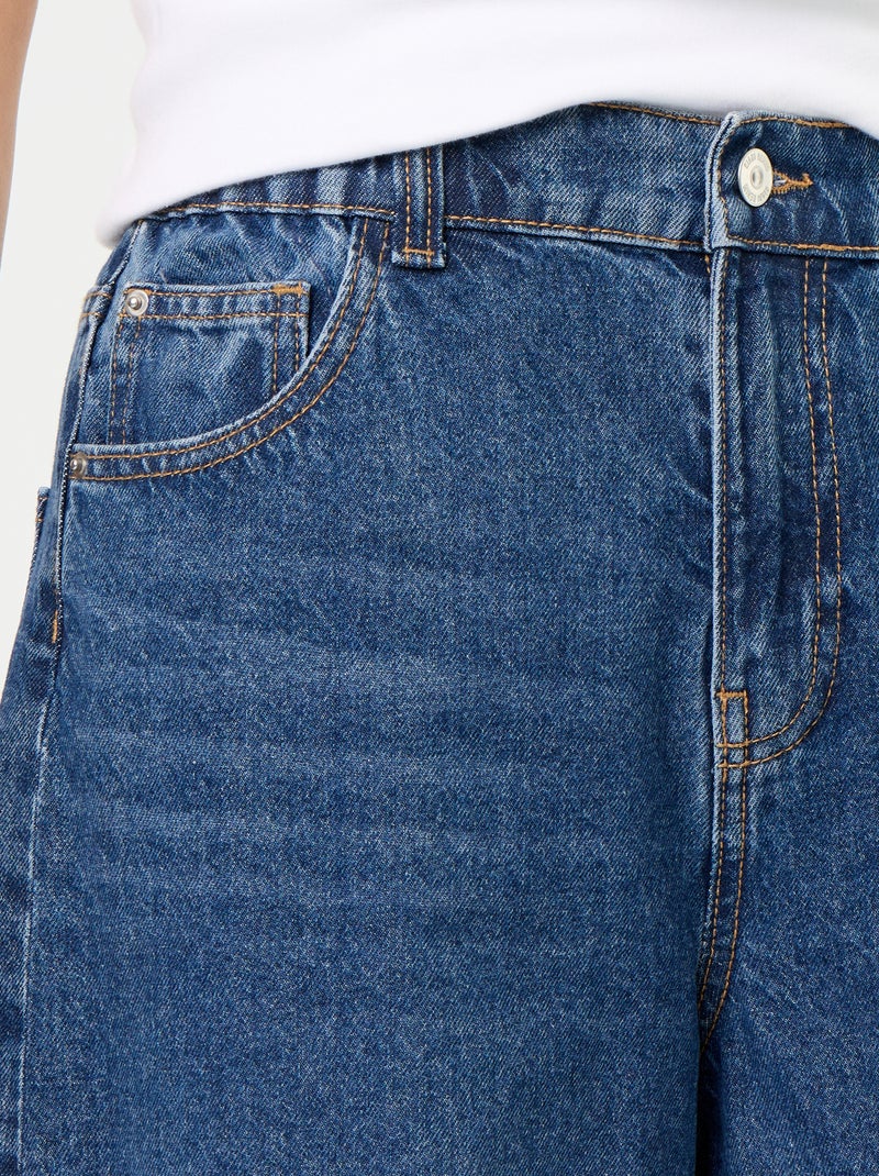 Jean wide leg Bleu - Kiabi