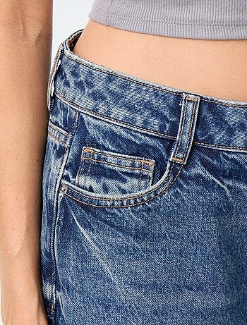 Jean wide leg / coupe large à motif