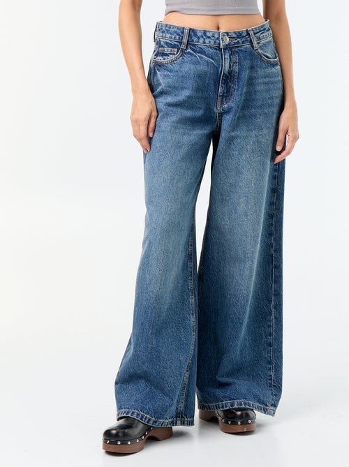 Jean wide leg / coupe large - Kiabi