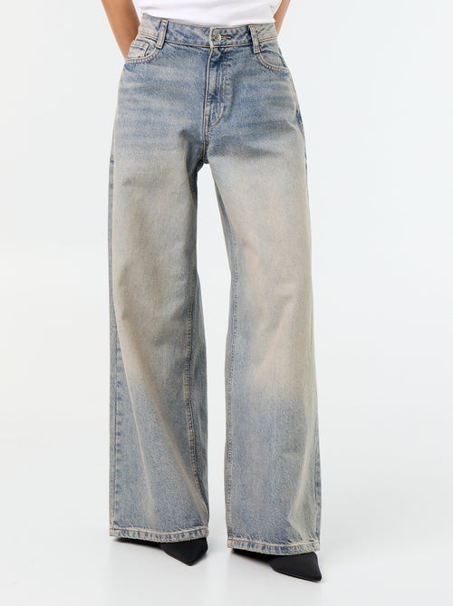 Jean wide leg / coupe large - Kiabi