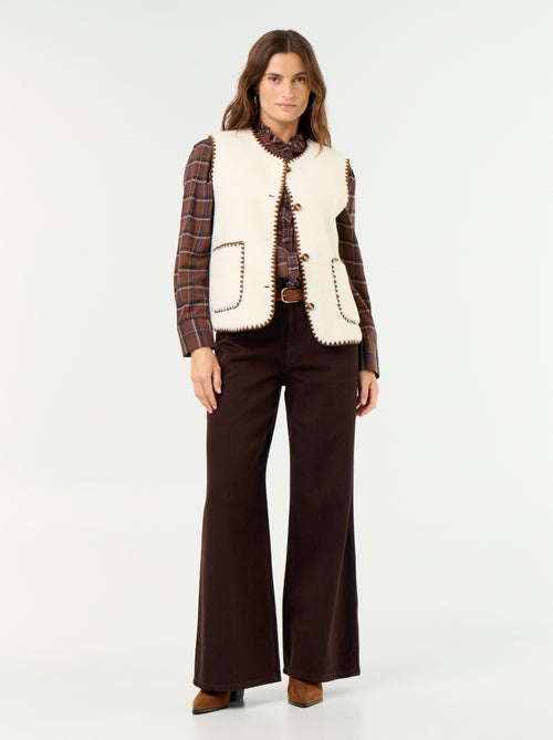 Jean wide leg / coupe large - Kiabi