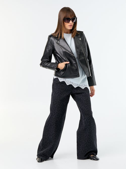 Jean wide leg / coupe large - Kiabi
