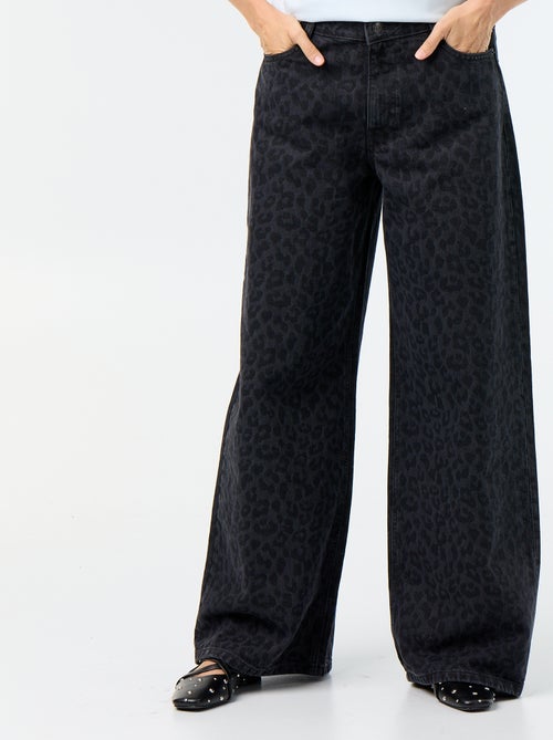 Jean wide leg / coupe large - Kiabi