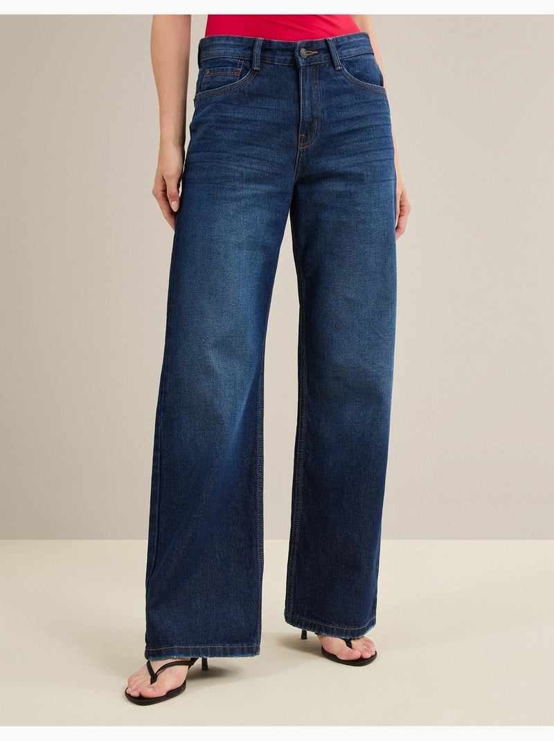 Jean wide leg, MO Fashion Bleu - Kiabi