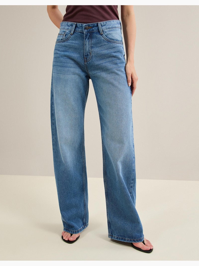 Jean wide leg, MO Fashion Bleu - Kiabi