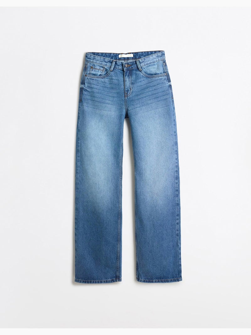 Jean wide leg, MO Fashion Bleu - Kiabi