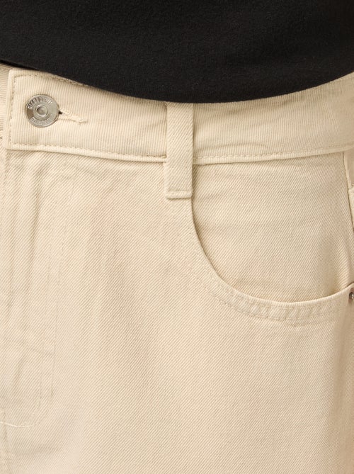 Jean Wide leg taille haute - Kiabi