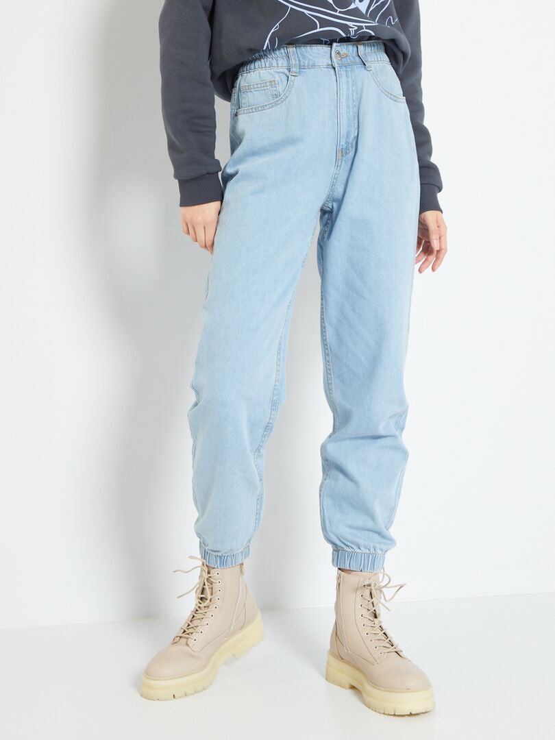 Jeans - joggingmodel BLAUW - Kiabi