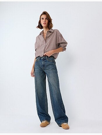 Jeans à jambe large, mo fashion