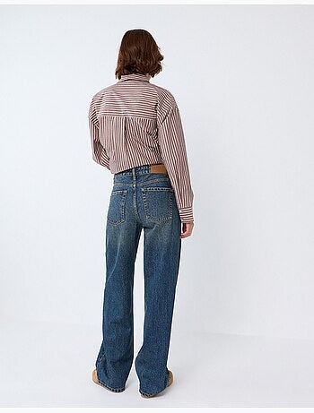 Jeans à jambe large, mo fashion