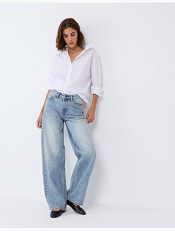 Jeans à jambe large, mo fashion