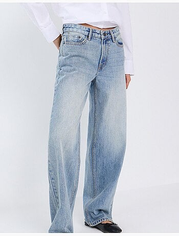 Jeans à jambe large, mo fashion