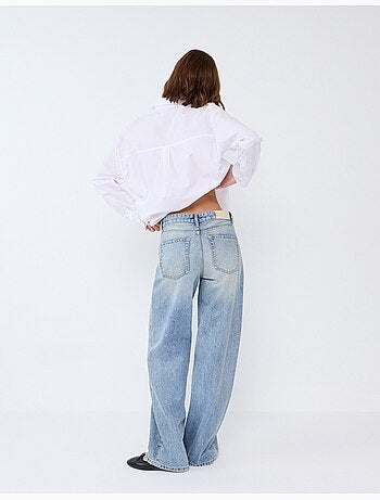 Jeans à jambe large, mo fashion