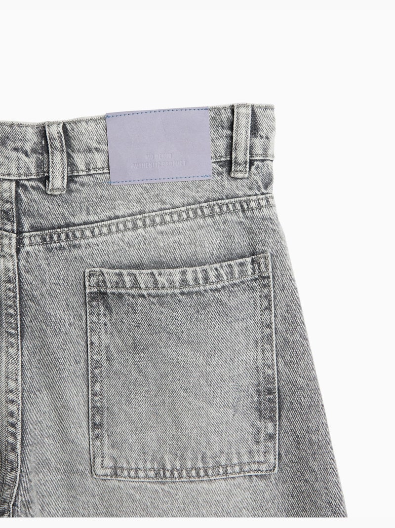Jeans à jambe large, mo fashion Gris - Kiabi