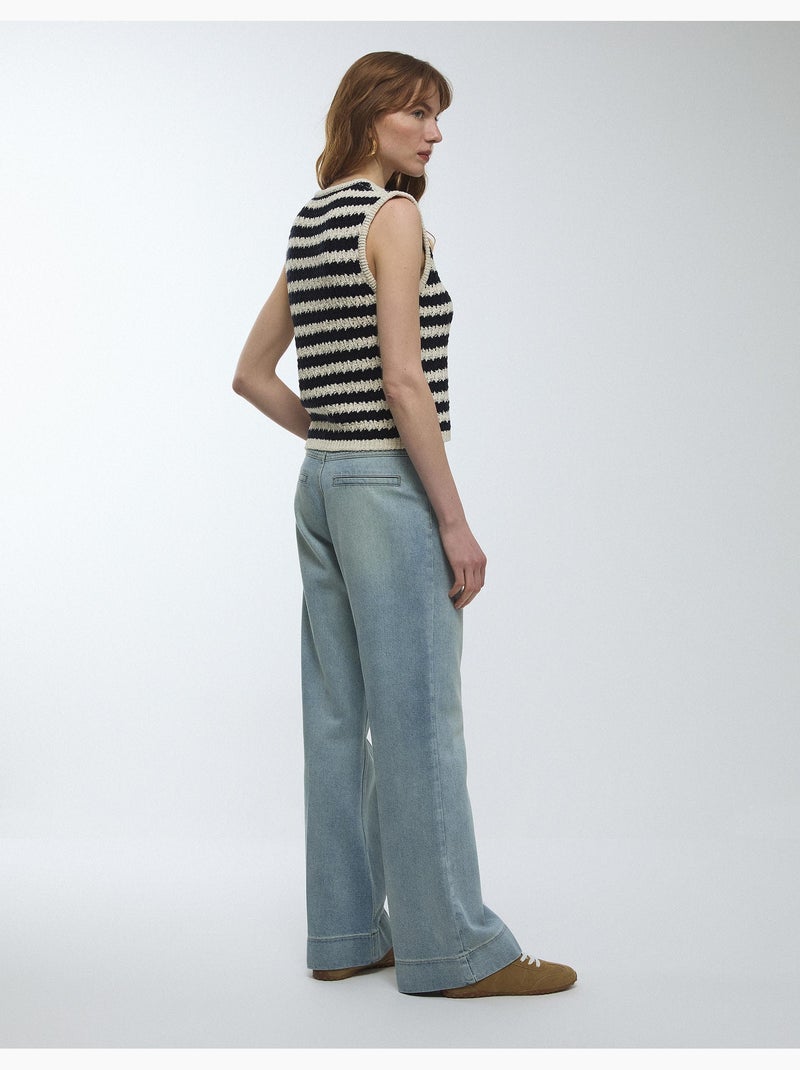 Jeans à jambes larges, MO Fashion Bleu - Kiabi