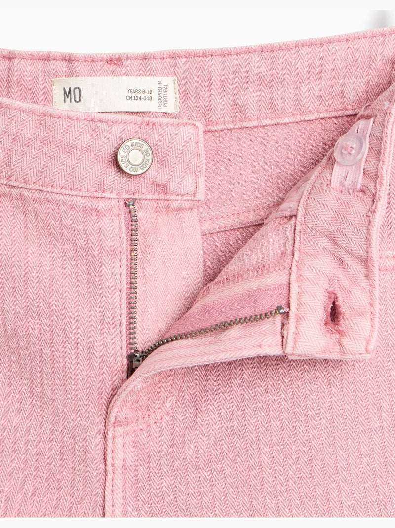 Jeans à pointes larges, mo fashion Rose - Kiabi