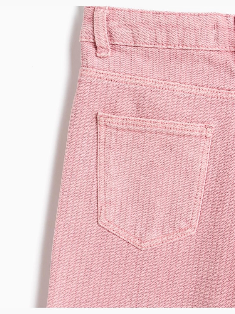 Jeans à pointes larges, mo fashion Rose - Kiabi