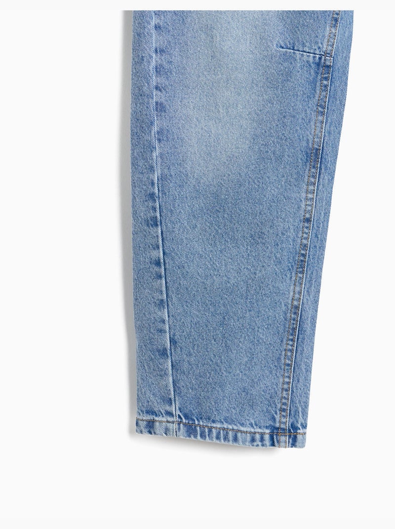 Jeans baril, mo fashion Bleu - Kiabi