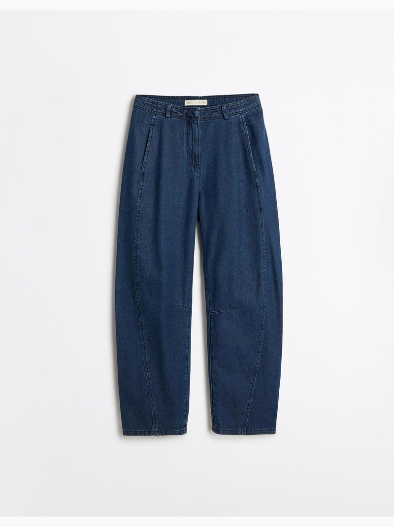 Jeans baril, mo fashion Bleu - Kiabi