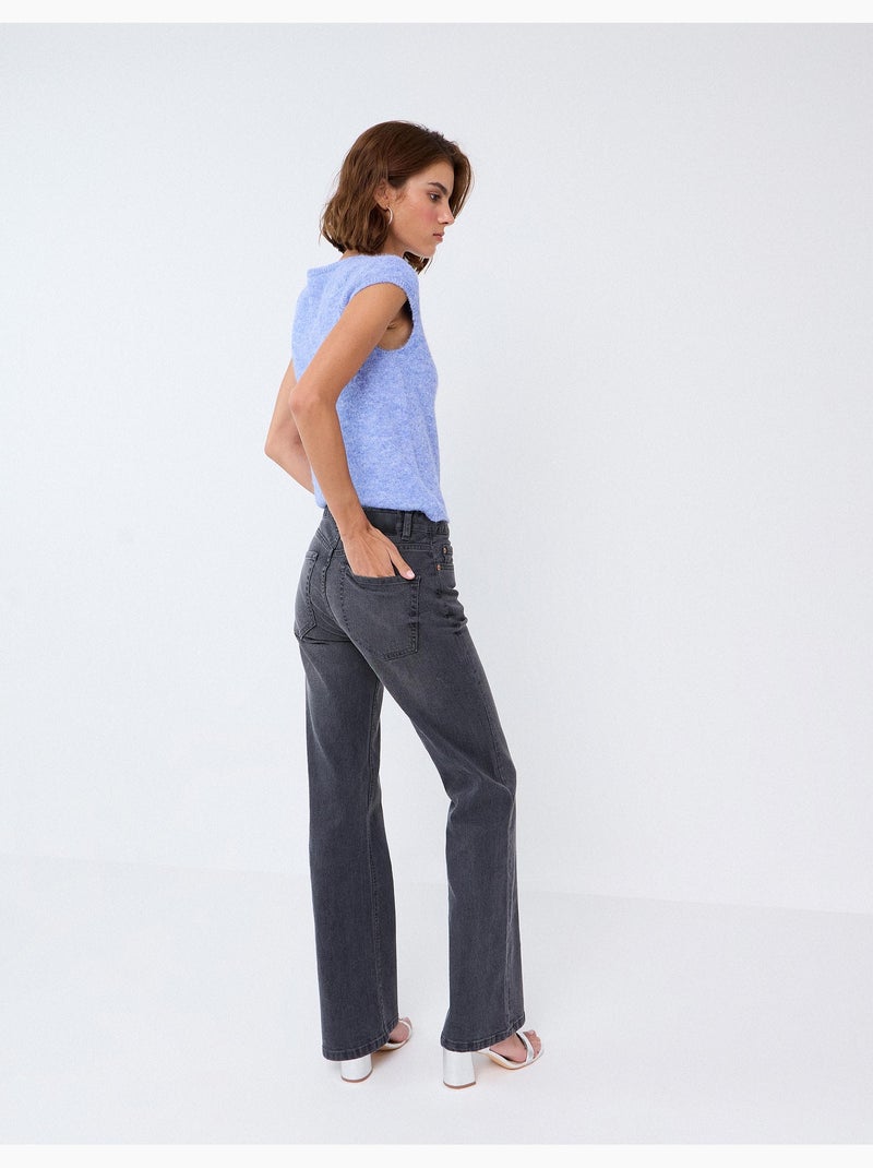 Jeans bootcut, mo fashion Gris - Kiabi