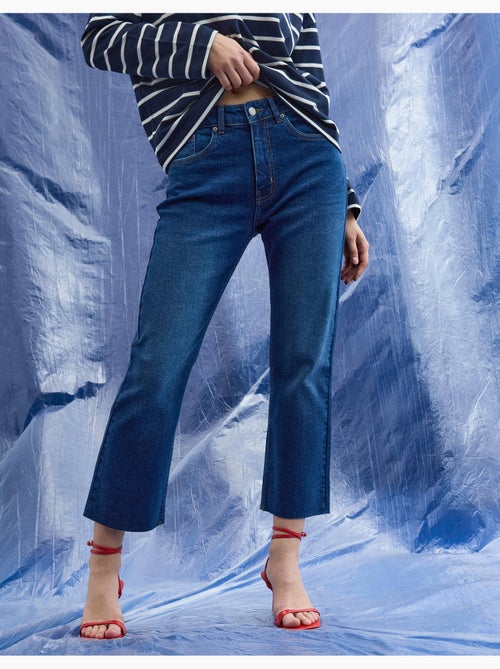 Jeans « Cropped Flare », MO Fashion - Kiabi Jeans « Cropped Flare », MO Fashion - Kiabi