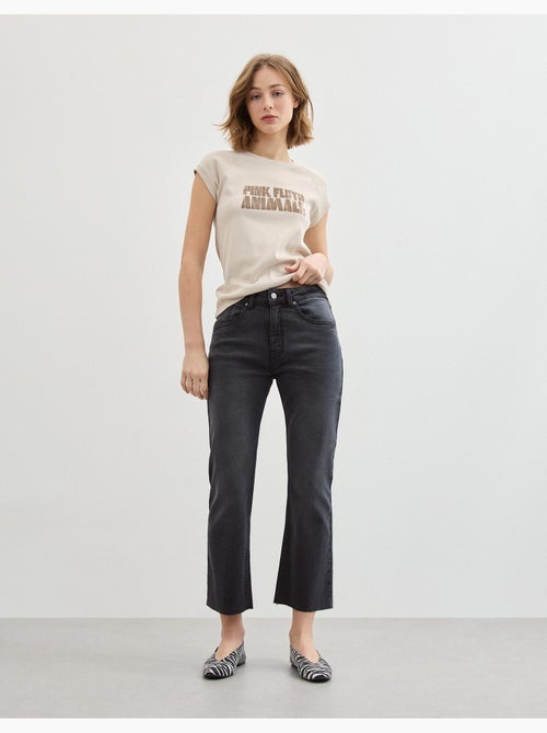 Jeans « Cropped Flare », MO Fashion - Kiabi Jeans « Cropped Flare », MO Fashion - Kiabi