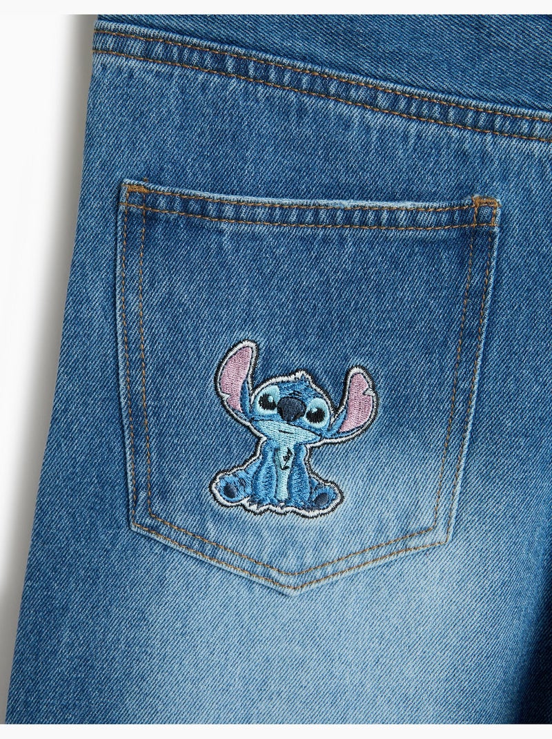 Jeans disney 'stitch' ©, mo fashion Bleu - Kiabi