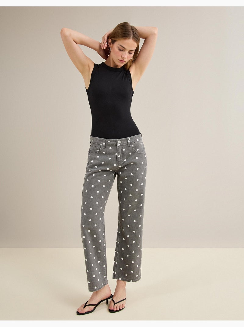 Jeans droits, MO Fashion Gris - Kiabi