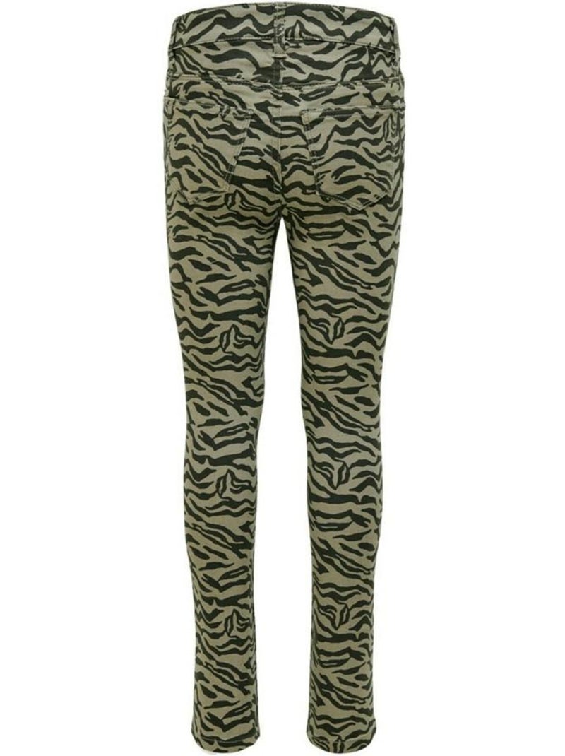 Jeans Fille Kids Only Vert kaki clair - Kiabi