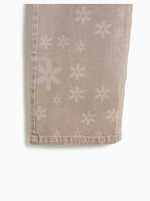 Jeans larges jambes – fleurs, mo fashion - Kiabi Jeans larges jambes – fleurs, mo fashion - Kiabi