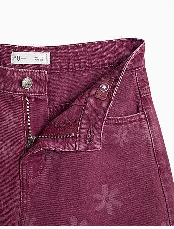Jeans larges jambes – fleurs, mo fashion