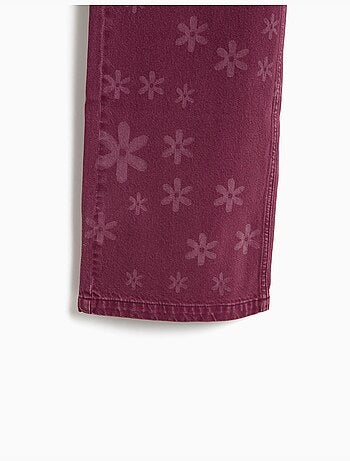 Jeans larges jambes – fleurs, mo fashion