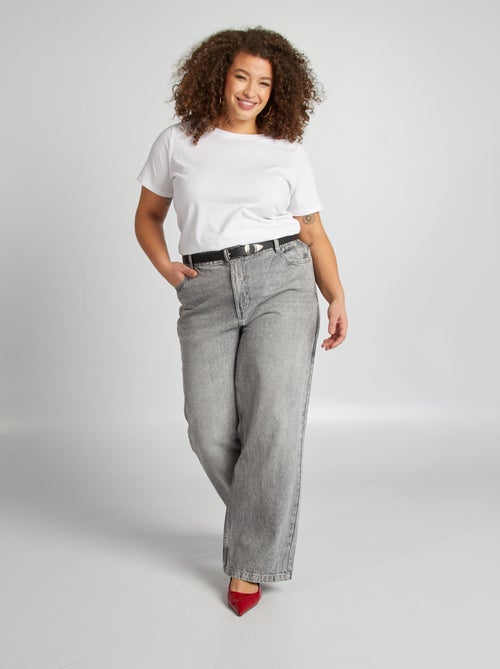 Jeans met elastische taille - Kiabi