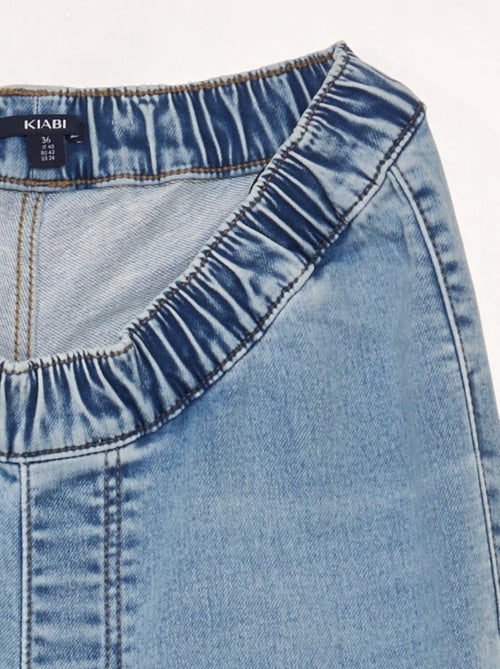 Jeans met elastische tailleband - So Easy - Kiabi