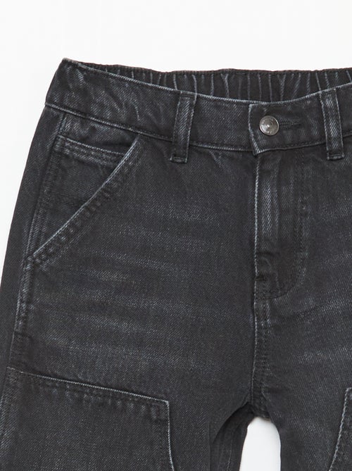 Jeans met kniestukken - Kiabi