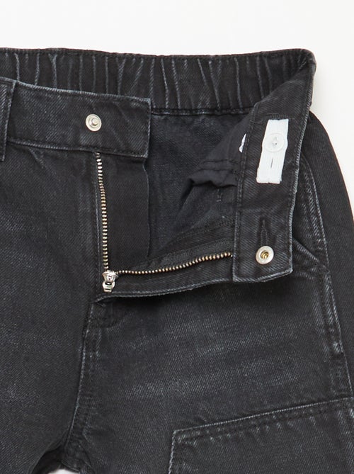 Jeans met kniestukken - Kiabi