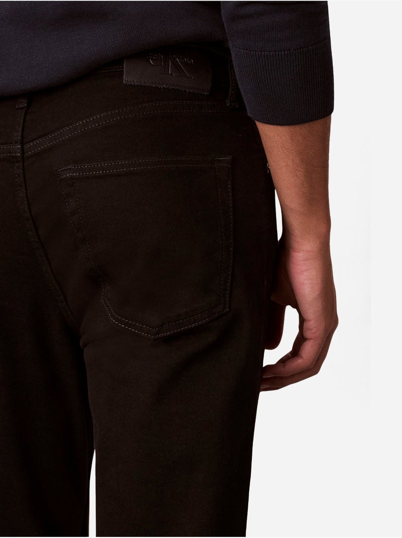 Jeans met knoop - calvin klein Zwart - Kiabi