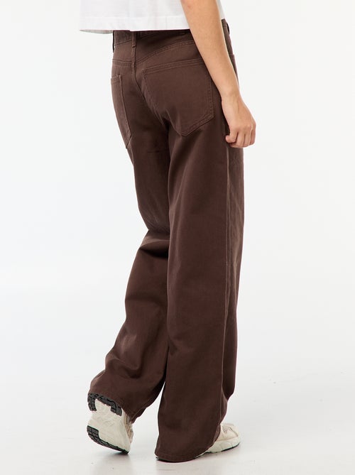 Jeans met overslagdetail - Kiabi