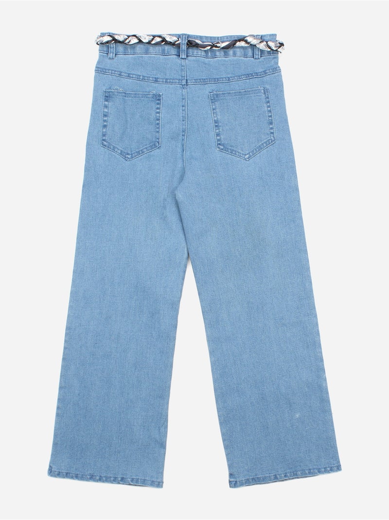 Jeans met rechte pasvorm - Kids Star Blauw - Kiabi