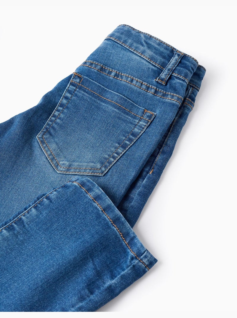 Jeans met rechte pasvorm Blauw Blauw - Kiabi