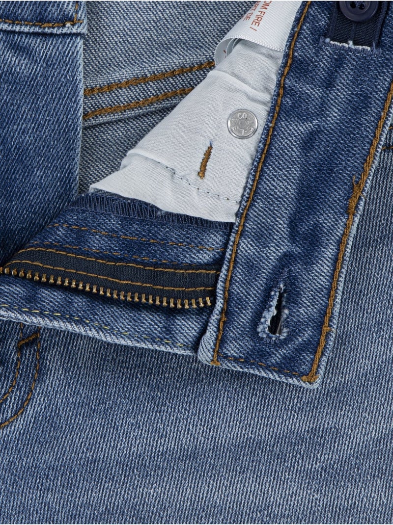 Jeans met wijde pasvorm - levi's kids Denimblauw - Kiabi