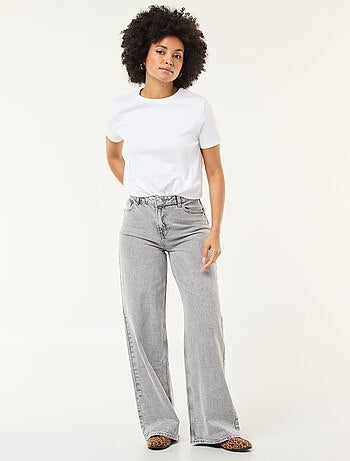 Jeans met wijde pijpen - 30L