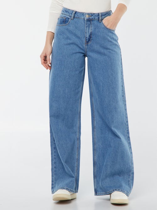 Jeans met wijde pijpen - L32 - Kiabi